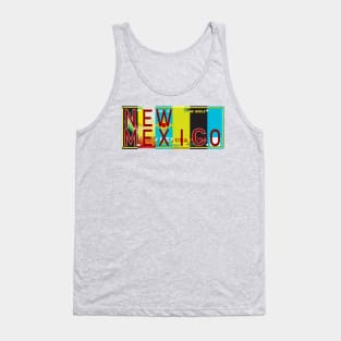 New Mexico License Plates Tank Top